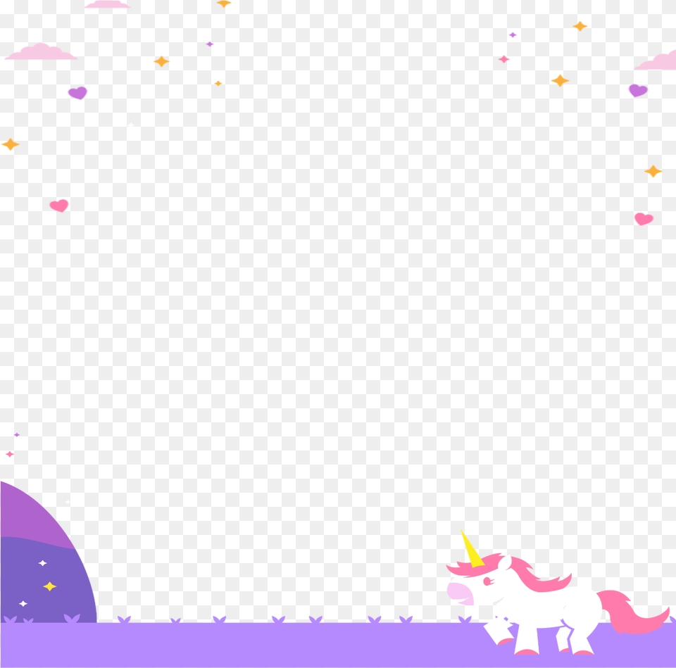 Kawaii Unicorn Horse Fantasy Background, Paper, Art, Graphics Free Png