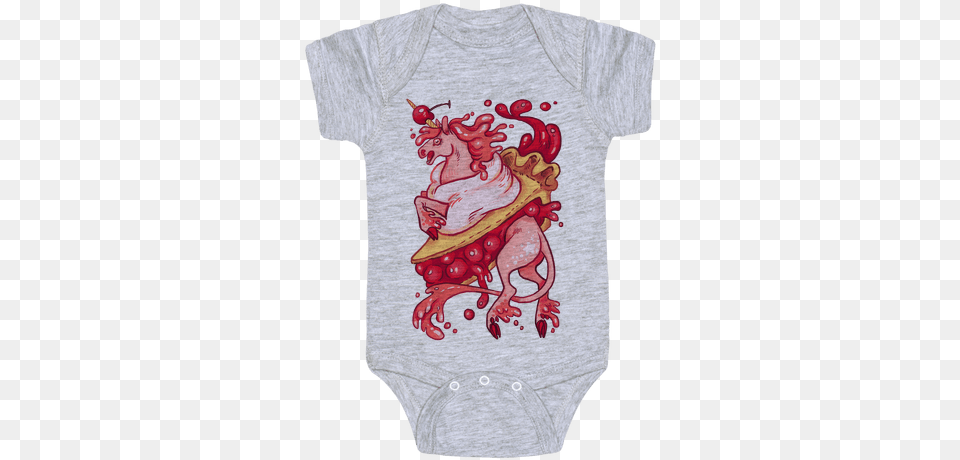 Kawaii Unicorn Pie Baby Onesy Kawaii Unicorn Pie Tote Bag Funny Tote Bag From Lookhuman, Clothing, T-shirt, Applique, Pattern Free Png Download