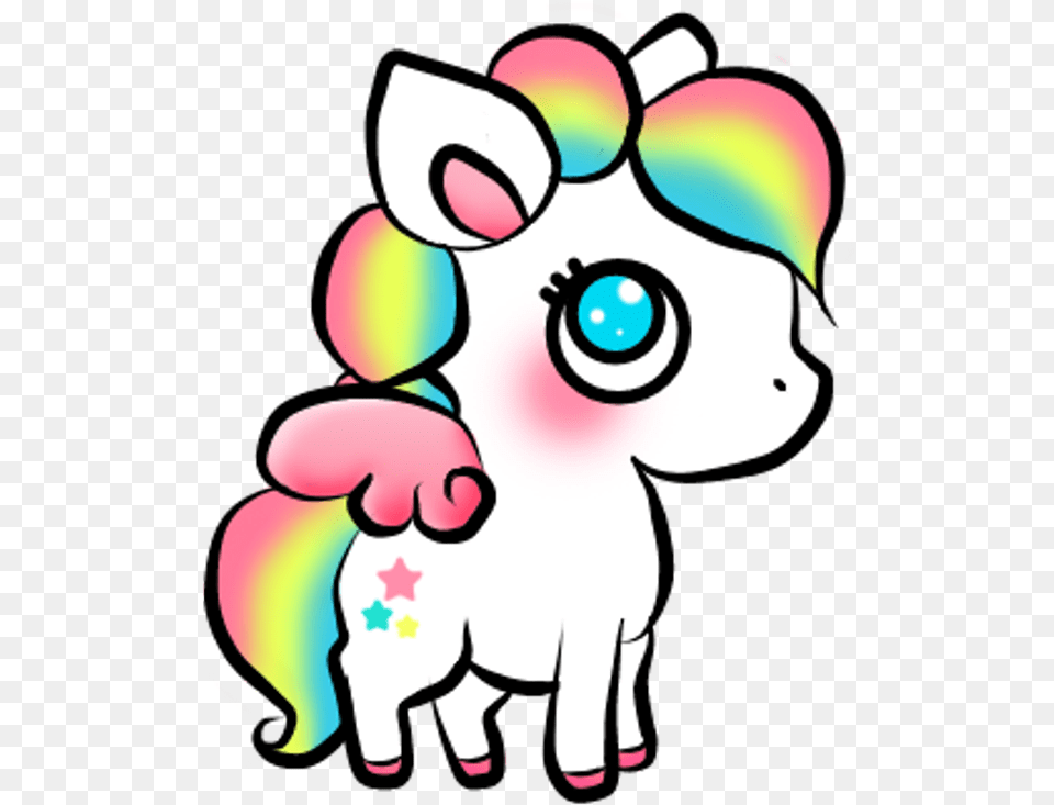 Kawaii Unicorn Sticker Stickers Cute Colors Picture Funny Unicorn Sticker, Art, Graphics, Toy, Face Png