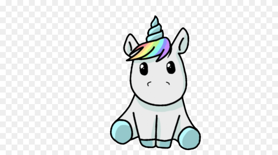 Kawaii Unicorn Stickers, Cartoon Free Png