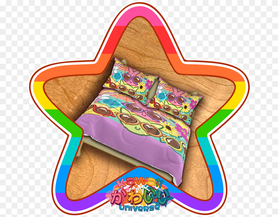 Kawaii Universe Cute Cool Cat N Friends Designer Bed, Food, Sweets, Bow, Weapon Png
