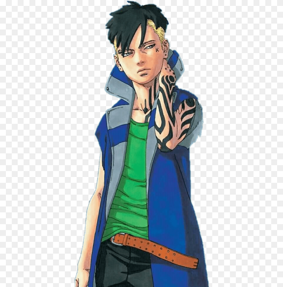 Kawaki Naruto Boruto Visuals Anime Fanart Manga Kawaki Boruto, Book, Comics, Publication, Person Free Png Download