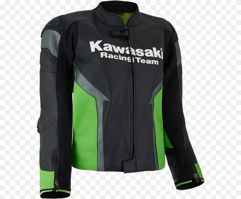 Kawasaki, Clothing, Coat, Jacket, Leather Jacket Free Png Download