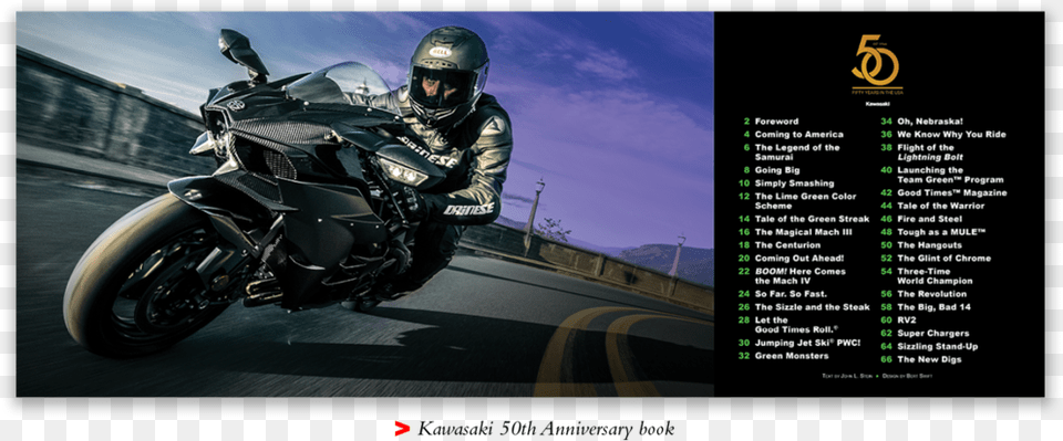 Kawasaki 50th 002 Motorcycle, Helmet, Clothing, Hardhat, Wheel Png Image