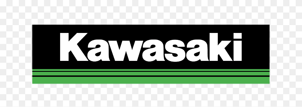 Kawasaki Banner, Logo, Green, Text Png