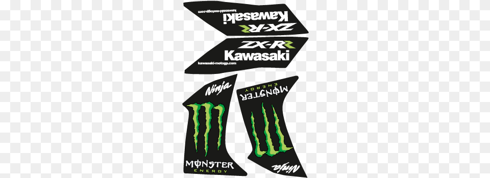 Kawasaki Ninja Monster Zx Rr Vector Logo Monster Energy Drink, Advertisement, Poster, Book, Publication Png