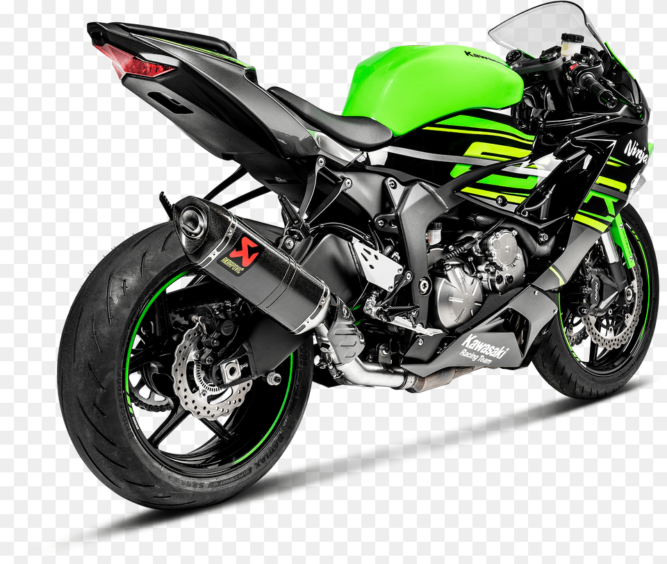 Kawasaki Ninja Zx 6r Optional Link Pipe Kawasaki Zx6r 2019 Akrapovic, Machine, Spoke, Motor, Motorcycle Png