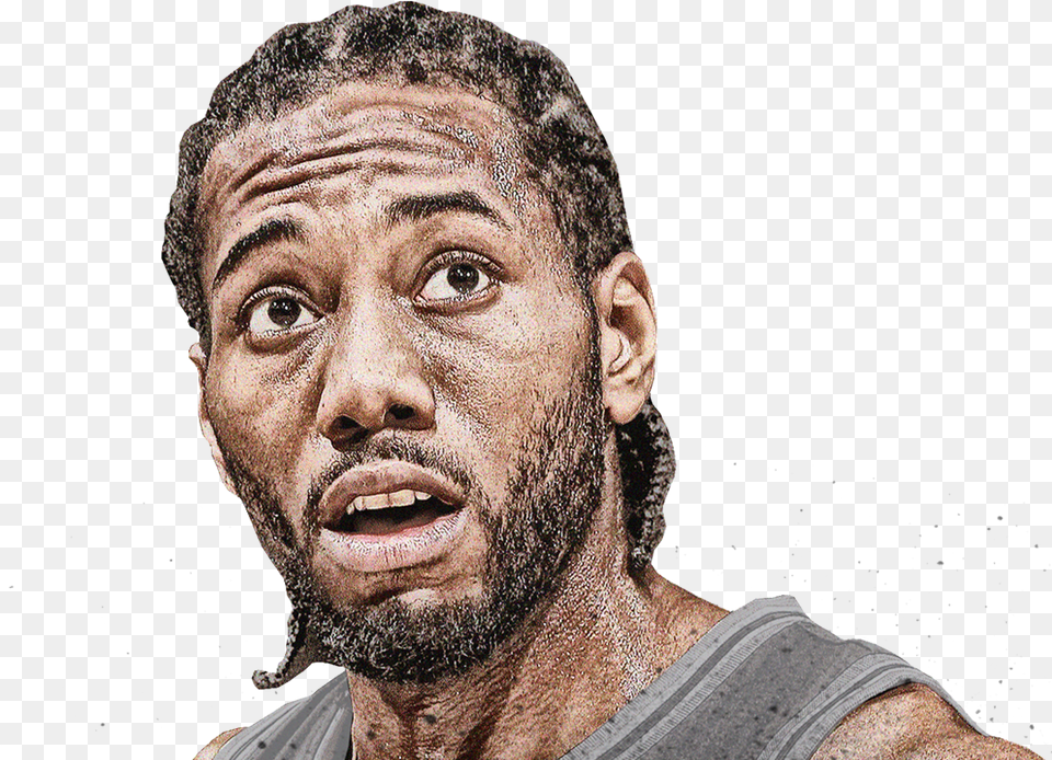 Kawhi Leonard Clip Art, Adult, Face, Head, Male Free Png