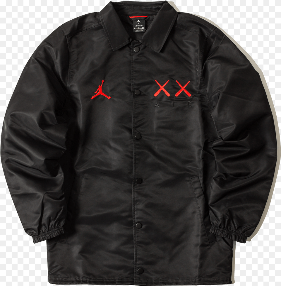 Kaws Coaches Jacket Zipper, Clothing, Coat Free Png Download