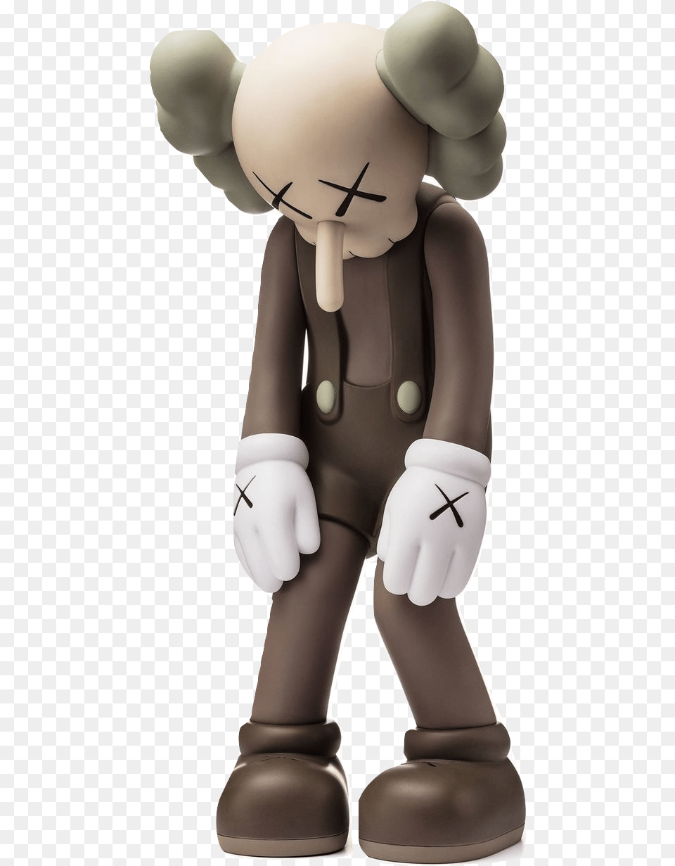 Kaws Small Lie Brown, Clothing, Glove, Baby, Person Png