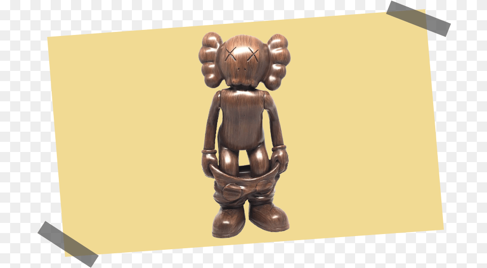 Kaws Takes Off His Pants Illustration, Figurine, Person Free Png Download