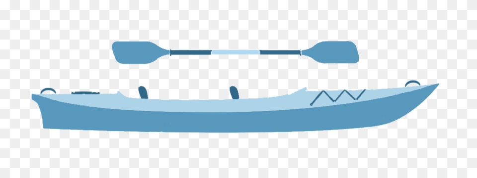 Kayak, Oars, Watercraft, Vehicle, Transportation Png Image