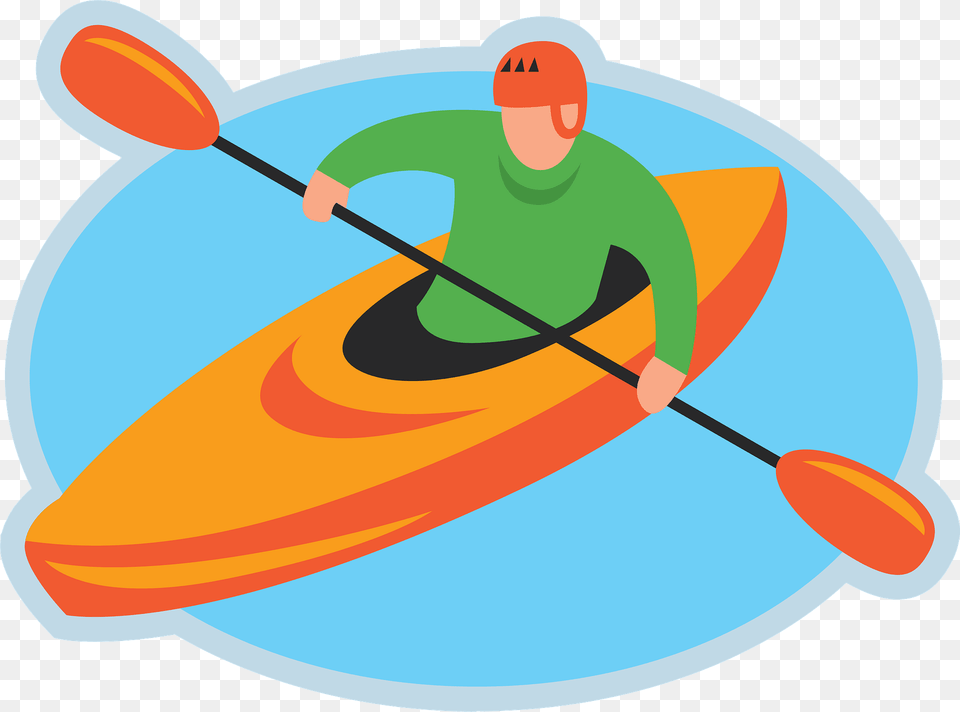 Kayak Clipart, Boat, Canoe, Rowboat, Transportation Free Png Download