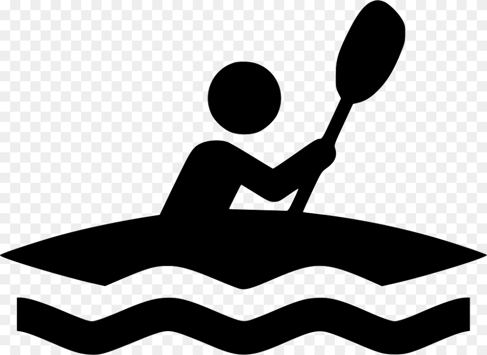 Kayak Clipart, Stencil Free Transparent Png
