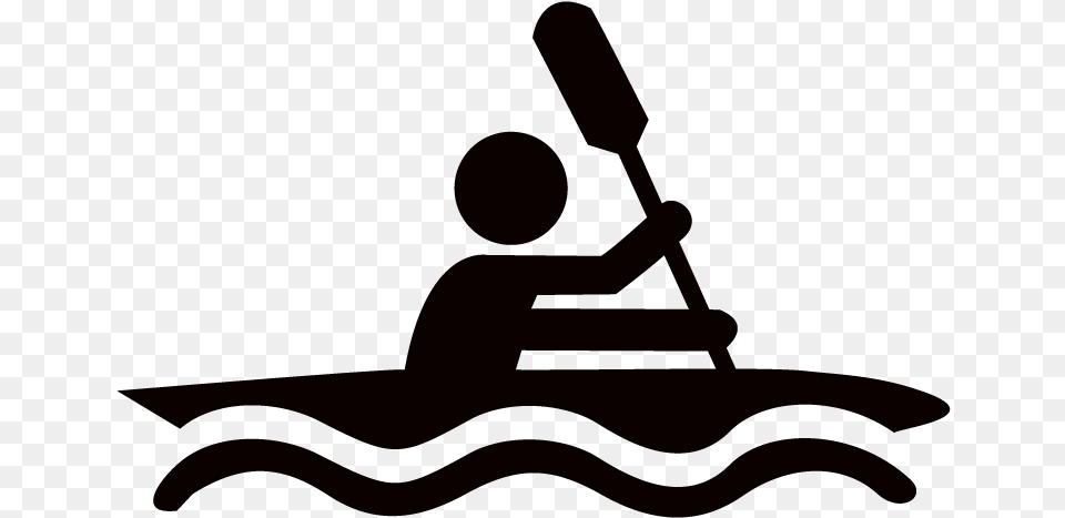 Kayaking Clipart Black And White Kayaking Clip Art Free Png Download