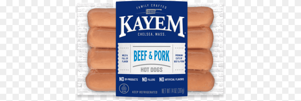 Kayem Beef And Pork, Food, Hot Dog Free Transparent Png