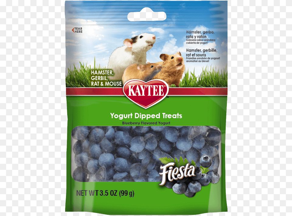 Kaytee Fiesta Blueberry Flavor Yogurt Dipped Treats Hamster Food Kaytee Treats, Produce, Berry, Fruit, Plant Free Png Download
