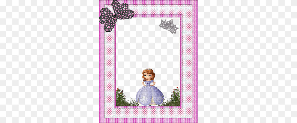 Kaz Creations Cartoon Sofia The First Frame Picture Frame, Baby, Person Free Png