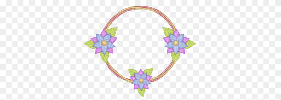 Kaz Creations Deco Flower Circle Frame Colours Kaz Creations Deco, Accessories, Pattern, Jewelry, Bracelet Png