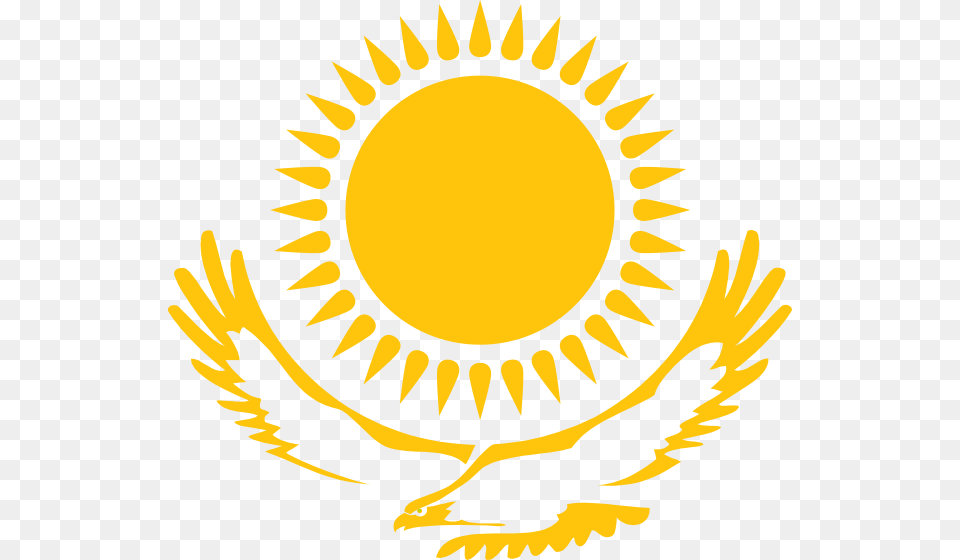 Kazakh Flag, Emblem, Logo, Symbol, Person Png