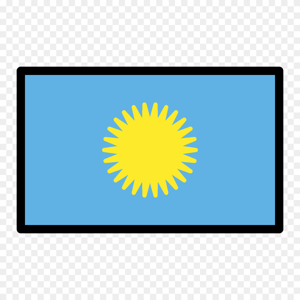 Kazakhstan Flag Emoji Clipart, Screen, Electronics, Plant, Flower Free Png
