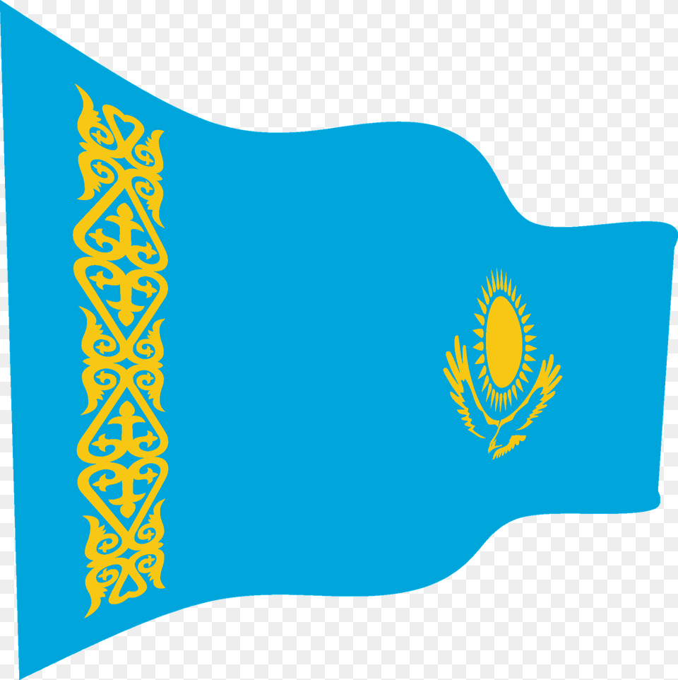 Kazakhstan Wavy Flag Clipart, Formal Wear Free Png