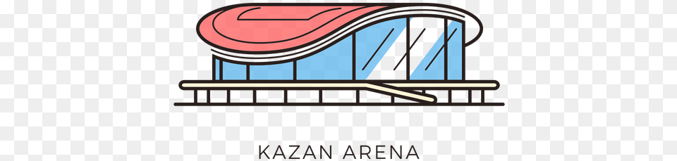Kazan Arena Football Stadium Logo Transparent U0026 Svg Kazan Arena, Architecture, Building, Outdoors, Shelter Png Image