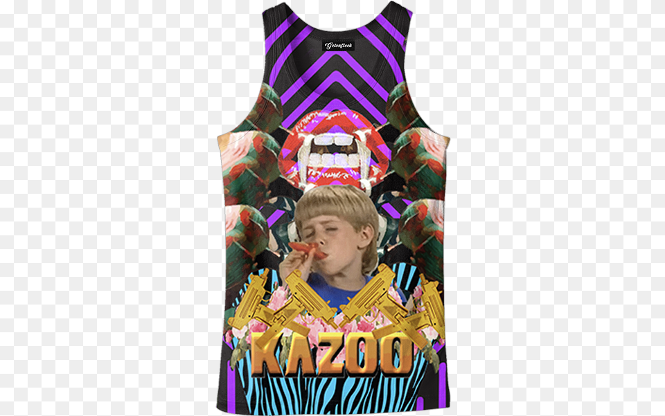 Kazoo Kid Kazoo Kid, Clothing, Vest, Lifejacket, Tank Top Free Transparent Png