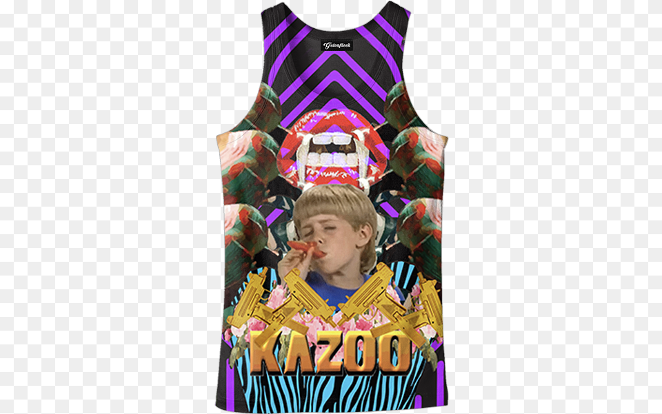 Kazoo Kid T Shirt, Clothing, Vest, Lifejacket, Tank Top Free Png Download