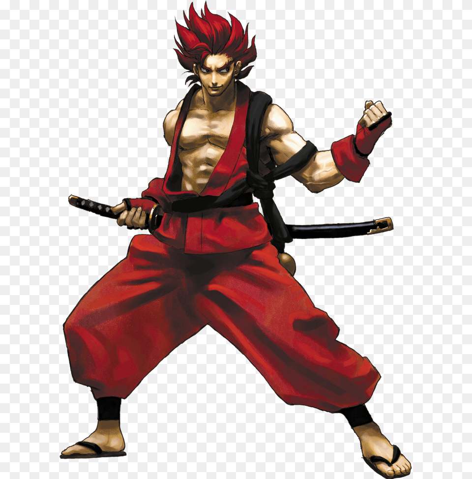 Kazuki Kazama, Person, Samurai, Sword, Weapon Free Png