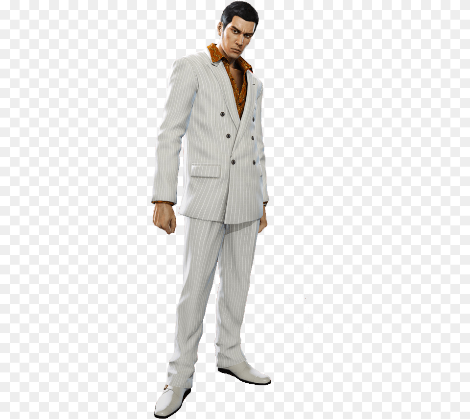 Kazuma Kiryu39s Costume Playstation 4 Yakuza 0, Suit, Clothing, Formal Wear, Adult Png