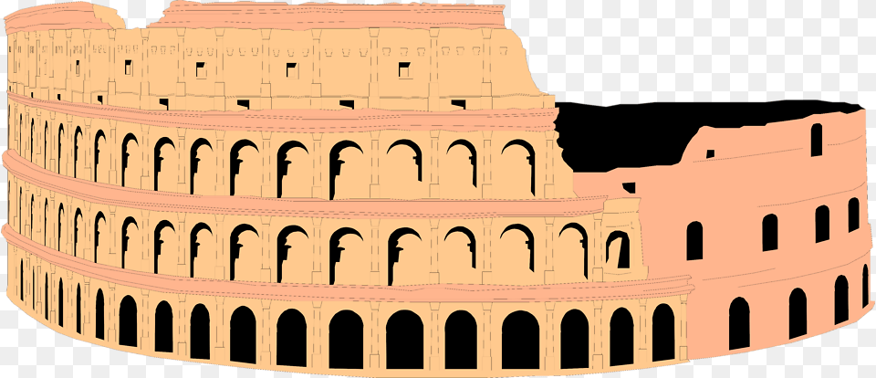 Kb Coloring Pages Of The Colosseum, Amphitheatre, Architecture, Arena, Building Png