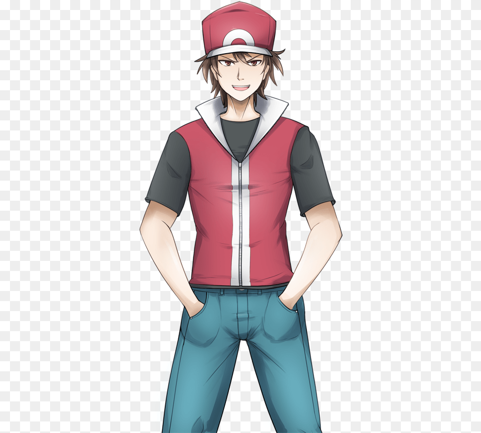 Kb Real Life Pokemon Red, Book, Clothing, Comics, Vest Free Transparent Png