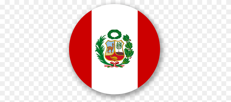Kb V Printable Small Peru Flag, Emblem, Logo, Symbol, Disk Png