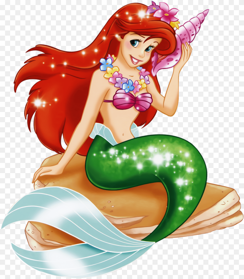 Kbyte V Little Mermaid Princess Clipart, Publication, Book, Comics, Adult Png