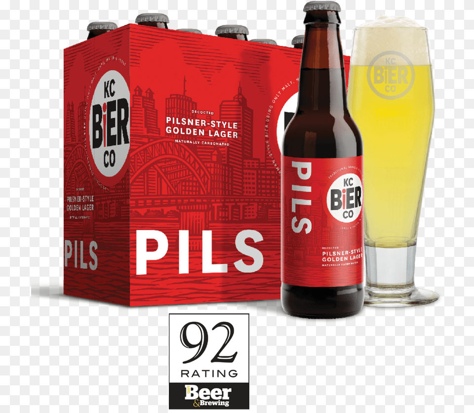 Kc Bier Co Pils, Alcohol, Beer, Beverage, Bottle Free Png Download