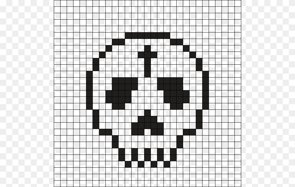 Kc Skull Pixel Art Car Logo, Symbol, Qr Code Png