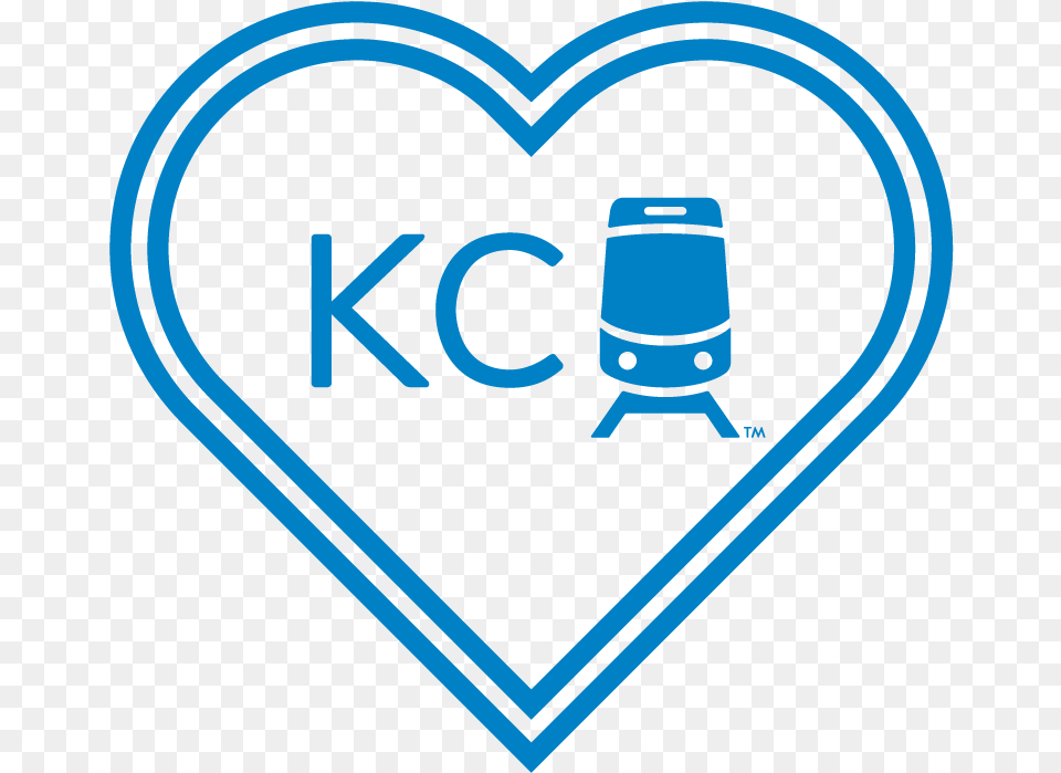 Kc Streetcard Heart Logo Kc Streetcar, Light Free Png Download