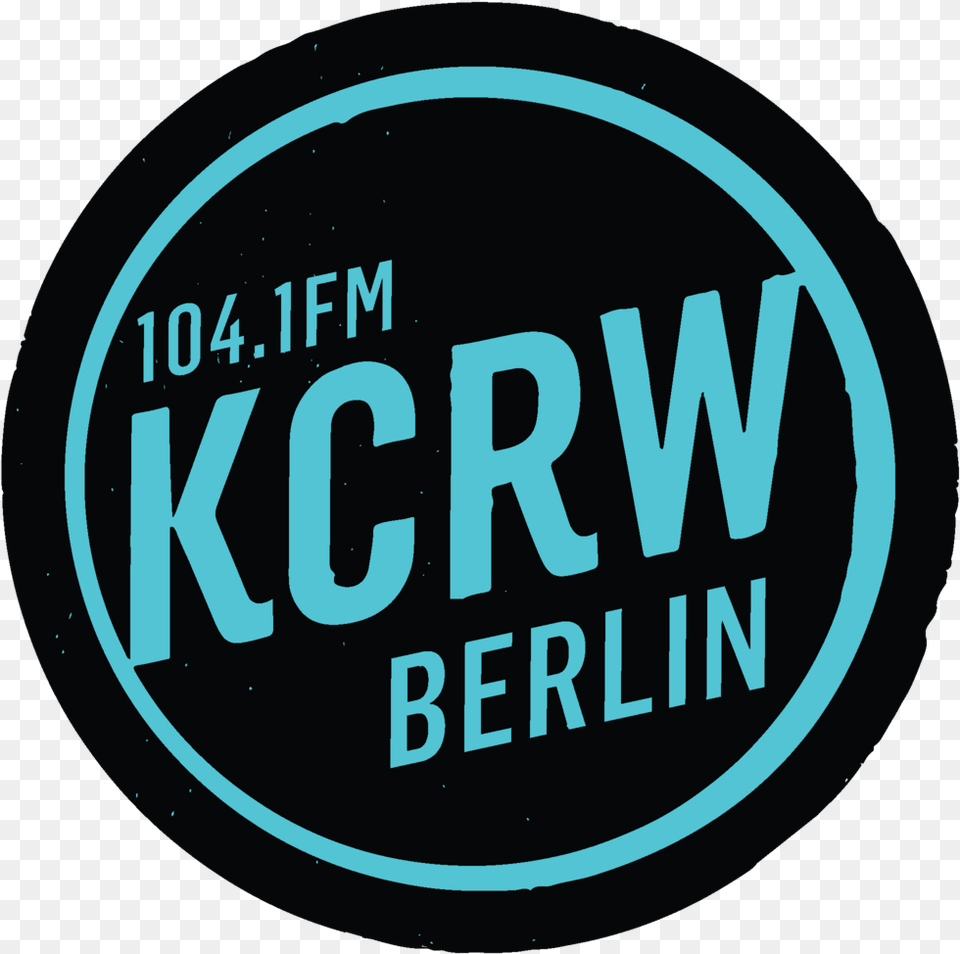Kcrw Blue, Logo, Sticker Free Transparent Png