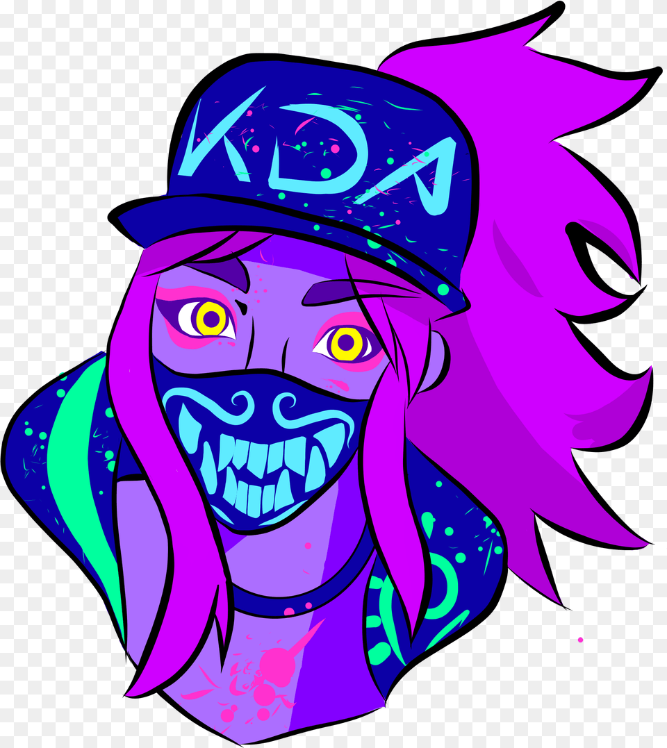 Kda Transparent Kda Akali, Art, Graphics, Purple, Baby Png