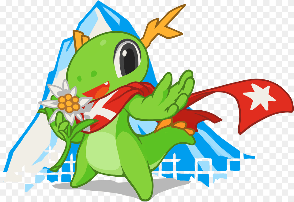 Kde Mascot Konqi For Event Kde Dragon, Art, Graphics, Baby, Person Png Image