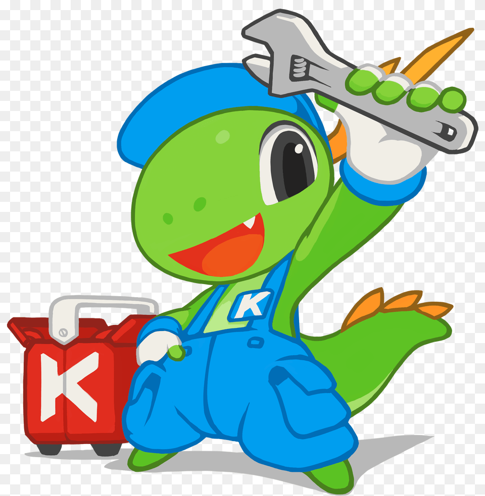 Kde Mascot Konqi For Utility Applications Cartoon Of Utility Software, Baby, Person Png