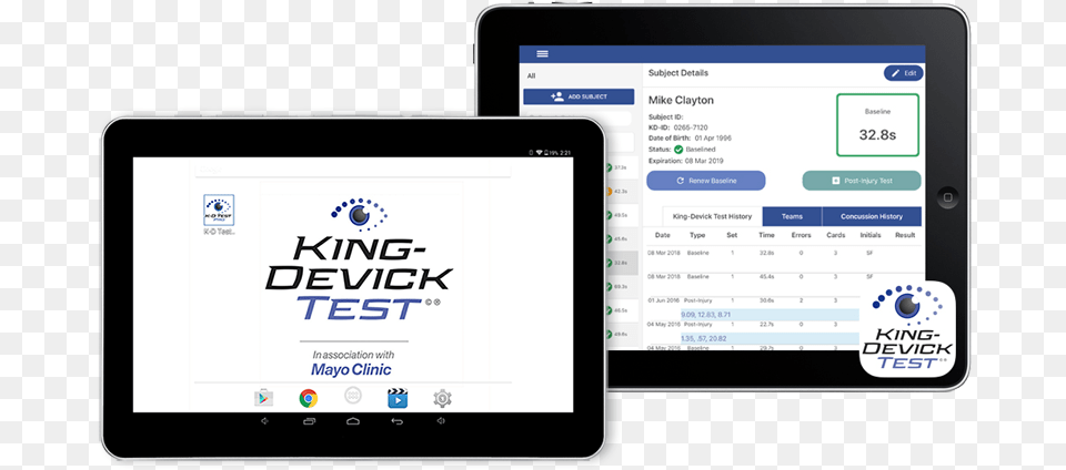 Kdt App On Two Tablets Kingdevick Test, Computer, Electronics, Tablet Computer, Text Free Transparent Png
