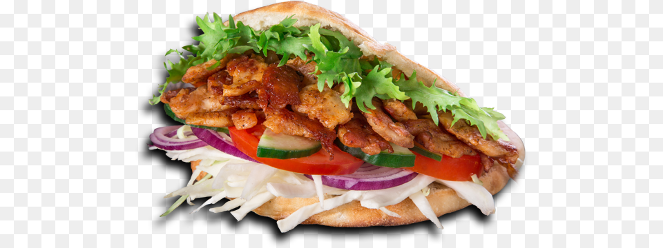 Kebab, Burger, Food, Bread, Pita Free Png Download