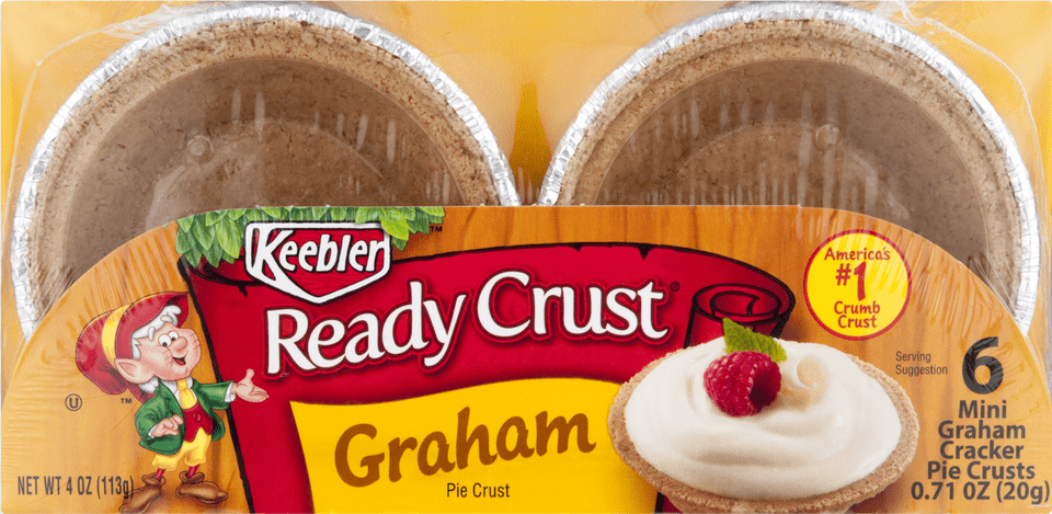 Keebler Ready Crust Mini Pie Crust Graham, Baby, Icing, Food, Dessert Png