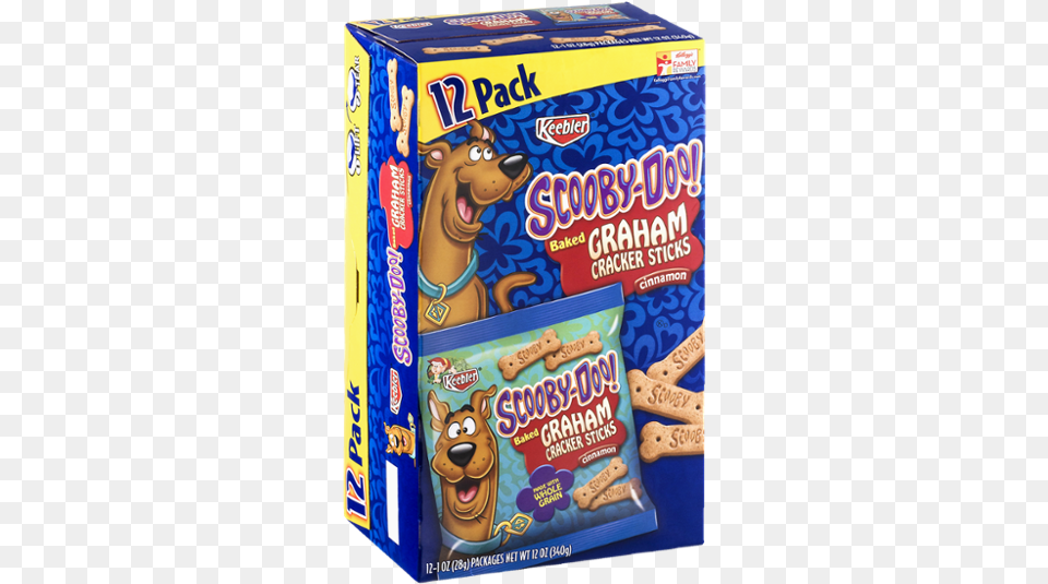Keebler Scooby Doo Baked Graham Cracker Sticks Cinnamon Vtech Vreader Software Scooby Doo, Food, Sweets, Snack, Bread Png Image