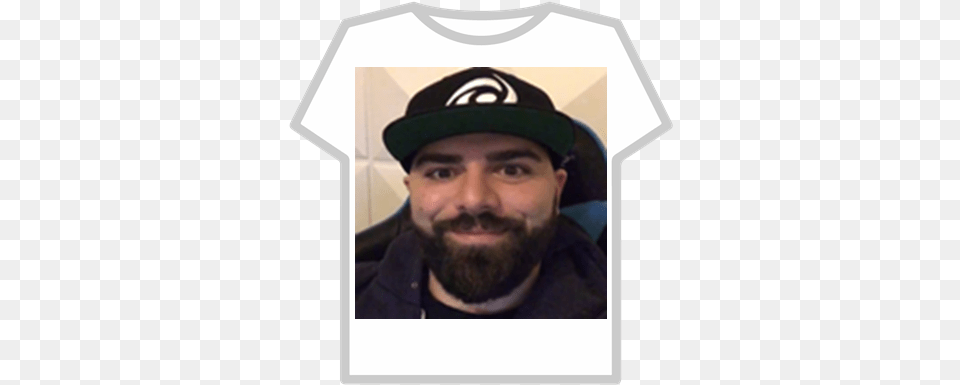 Keemstar Camiseta De Mikecrack Roblox, Hat, Baseball Cap, Beard, Cap Png Image