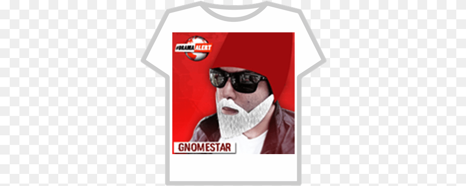 Keemstar Gnome Kakashi T Shirt Roblox, T-shirt, Clothing, Sunglasses, Person Png