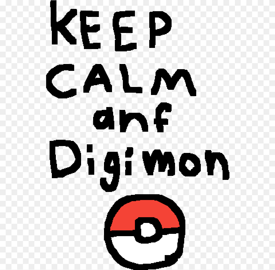 Keep Calm And Digimon, Logo Png