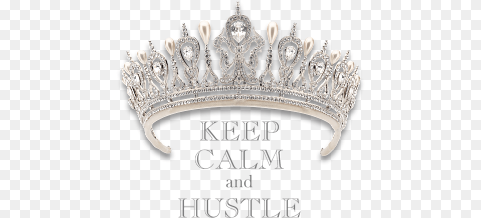 Keep Calm And Hustle Diamond Tiara Portable Network Graphics, Accessories, Jewelry, Chandelier, Lamp Free Png